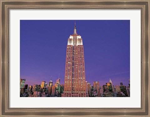 Framed Empire State Building Print