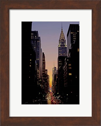 Framed Manhattanhenge Print