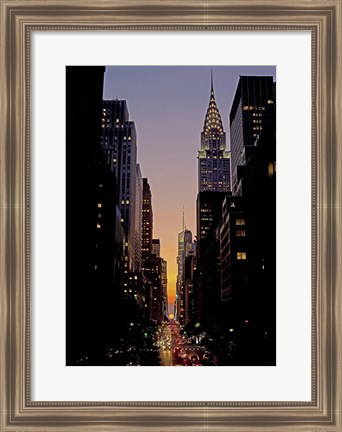 Framed Manhattanhenge Print