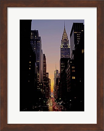 Framed Manhattanhenge Print