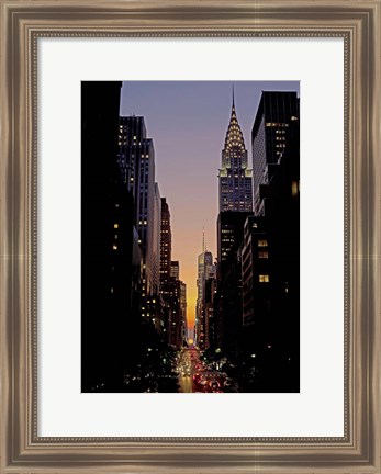 Framed Manhattanhenge Print