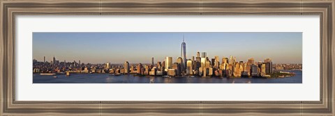 Framed Manhattan and One WTC Print