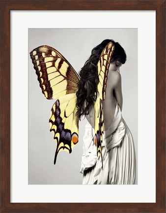 Framed Winged Beauty #3 Print