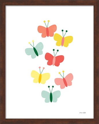 Framed Butterfly Friends Print