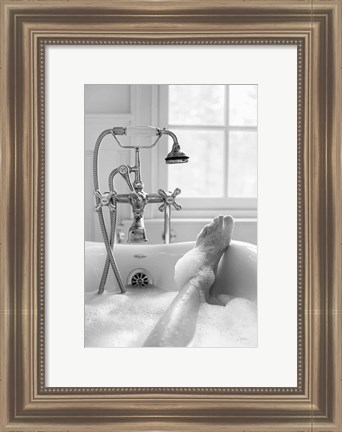 Framed Bubble Bath II Print