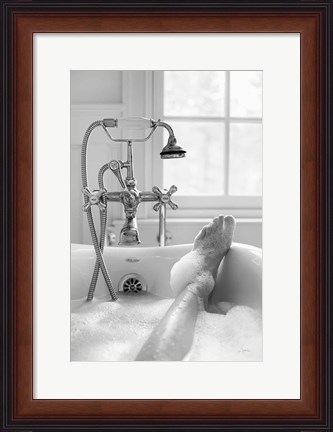 Framed Bubble Bath II Print