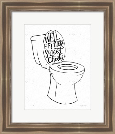 Framed Bathroom Puns IV Print