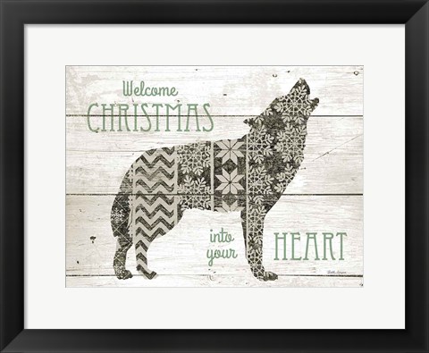 Framed Nordic Holiday III Neutral Print