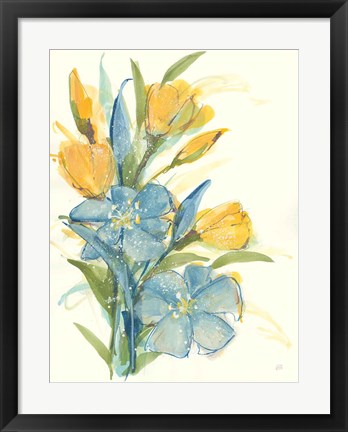 Framed Sunshine Bouquet II Print