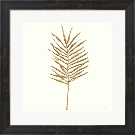 Framed Gilded Palm VI Print