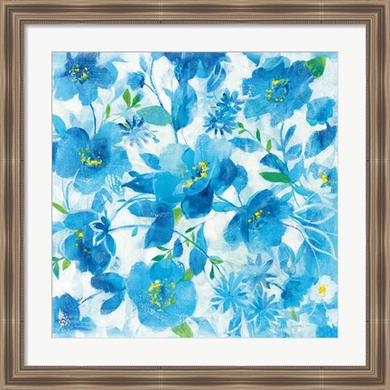 Framed Scattered Floral Print