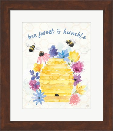 Framed Bee Harmony IV Print