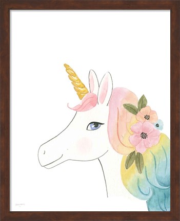 Framed Lets Chase Rainbows V Print