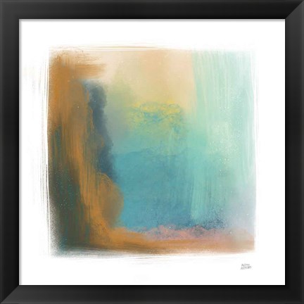 Framed Soft Abstract I Print