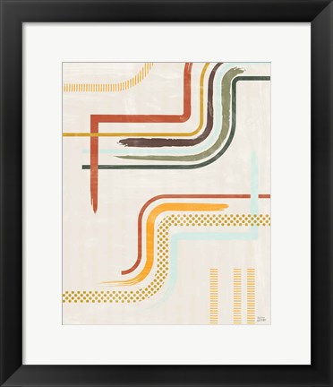 Framed Lingering Lines II Print