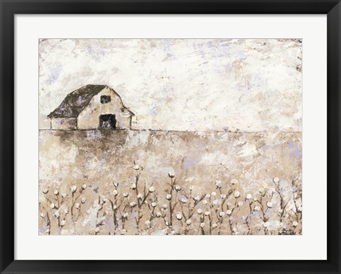 Framed Cotton Farms Print