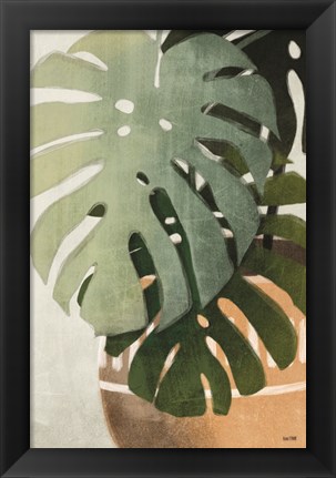 Framed Monstera Leaves Print