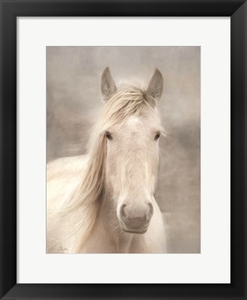 Framed White Beauty I Print