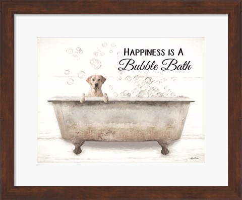 Framed Bubble Bath Print