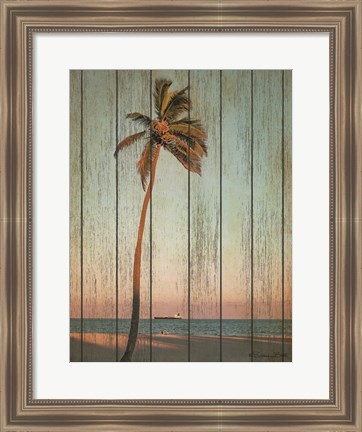 Framed Vintage Palm Print