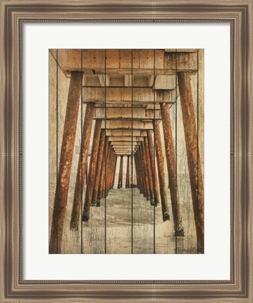 Framed Vintage Under Dock Print