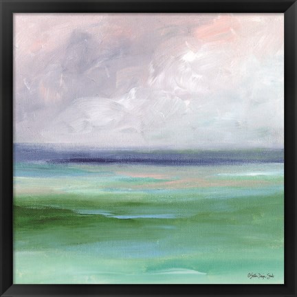 Framed Calm Horizon 7 Print