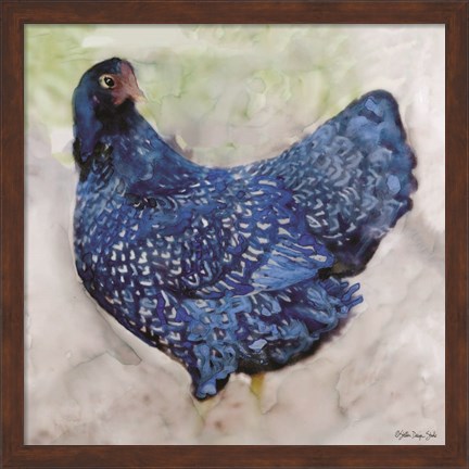 Framed Rooster 2 Print