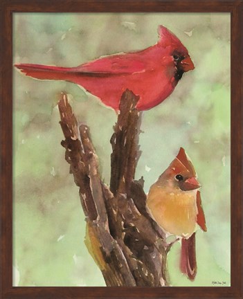 Framed Cardinal 1 Print