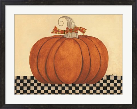 Framed Russet Pumpkin Print