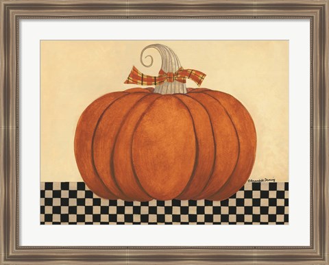 Framed Russet Pumpkin Print