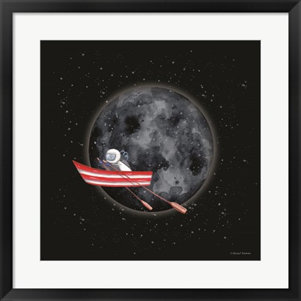 Framed Sail to the Moon Print