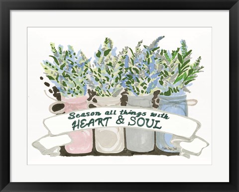 Framed Heart &amp; Soul Print