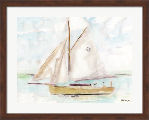 Framed Sailing 2 Print