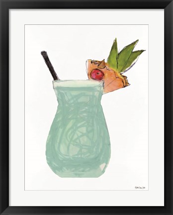 Framed Pina Colada Print