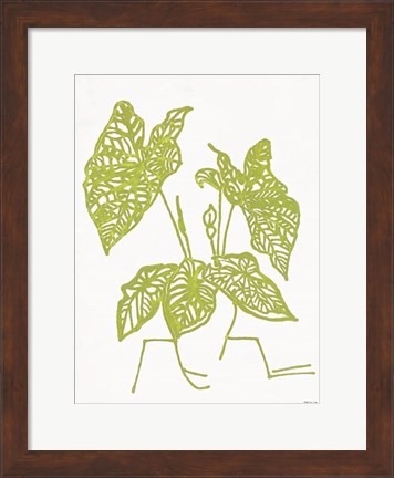 Framed Tropical Plant 1 Print