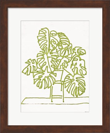 Framed Tropical Plant 2 Print