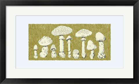 Framed Forest Fungi I Print