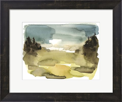Framed Alpine Wetlands I Print