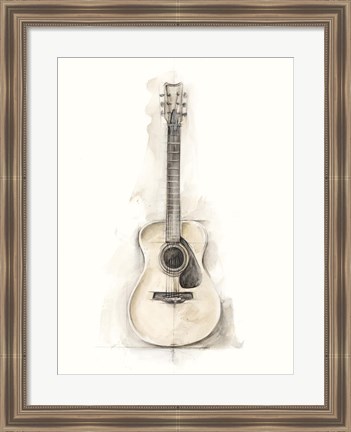 Framed Ethan&#39;s Guitar I Print