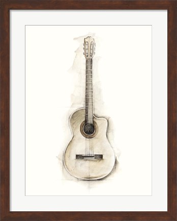 Framed Ethan&#39;s Guitar II Print