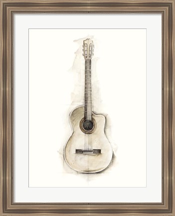 Framed Ethan&#39;s Guitar II Print