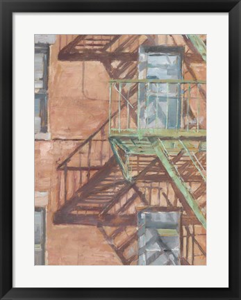 Framed Urban Facade I Print