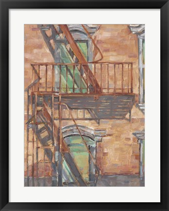 Framed Urban Facade II Print