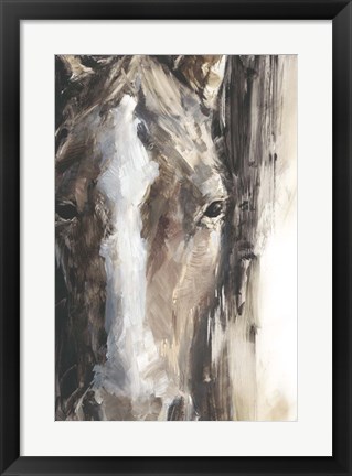 Framed Cropped Equine Study II Print