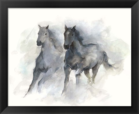 Framed Run Free II Print