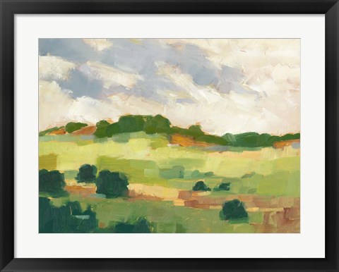 Framed Scattered Trees II Print