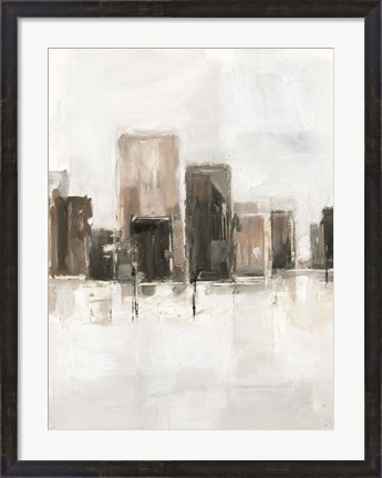 Framed Metropolitan Vista I Print