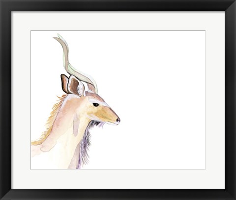 Framed Sunset Safari IX Print