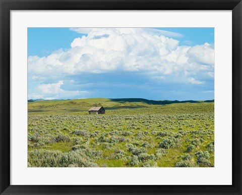 Framed Barn Scene I Print