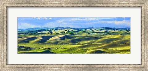 Framed Farmscape Panorama III Print